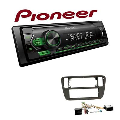 Pioneer Autoradio Android USB AUX mit Einbauset für Skoda Citigo ab 2011 Canbus