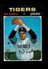 1971 Topps Joe Niekro- # 695-High Number-Detroit Tigers-EX+
