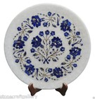 Marble Plate Inlay Work Stone Pietra Dura Handmade Home Decor
