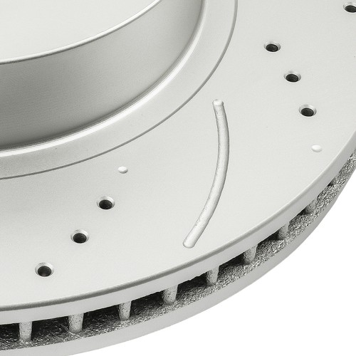 318.8mm Front Drilled Disc Rotors Brake Pads For Toyota Tacoma FJ Cruiser Tacoma - Foto 11 di 14