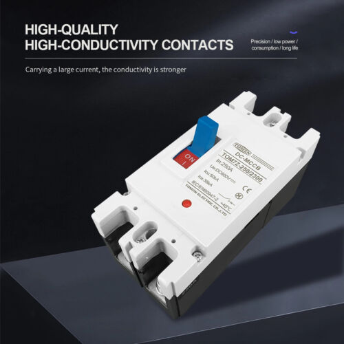 Solar Molded Case Circuit Breaker MCCB Overload Protection Switch Protector 1/2P - Bild 5 von 17