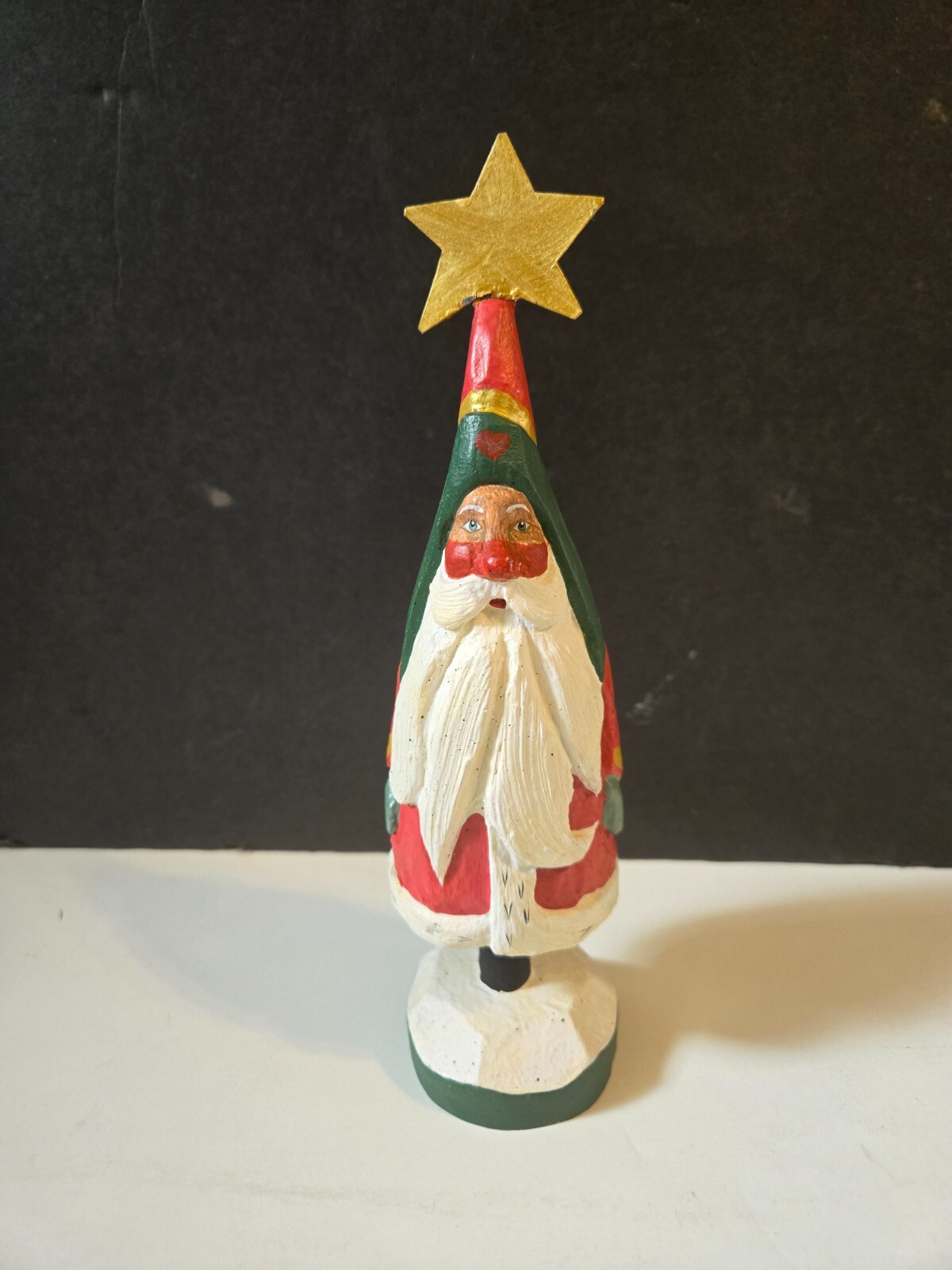 VINTAGE 1989 House of Hatten Santa Claus Holiday Christmas Figure Decor-image