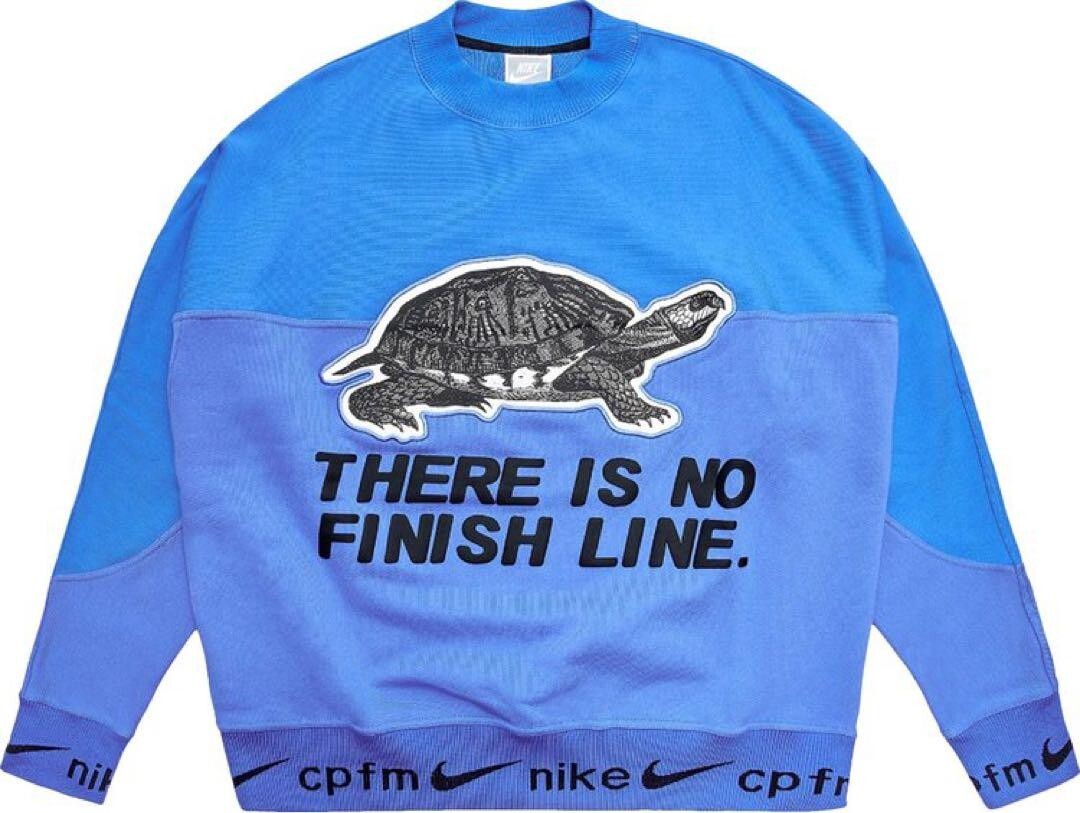 F*o様 NIKE CPFM スウェット nike cpfm Nike x CPFM Sock Fleece Crewneck Sweatshirt Blue Size M