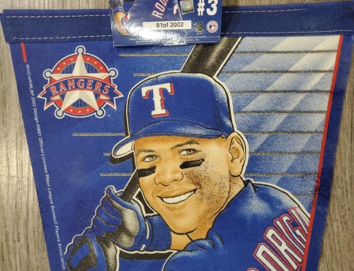 Alex Rodriguez Collector Player Pennant Texas Rangers Limited Edition Of 2002 - Picture 5 of 10