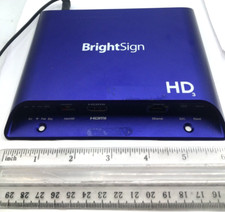 BrightSign Full HD Standard I/O Player With AC Adapter HD223 Working