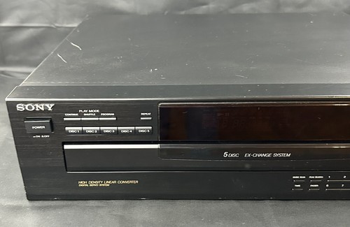 Sony 5 Disc CD Changer Player Compact Disc Carousel TESTED No Remote - Picture 2 of 15