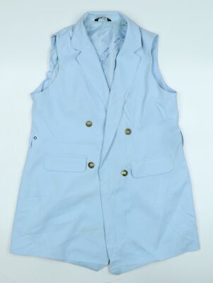 Selected Damen Weste blau Größe 16