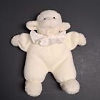vintage 11" Russ Lappity Lamb White Cream Sheep Plush Baby Lovey Beanbag Butt