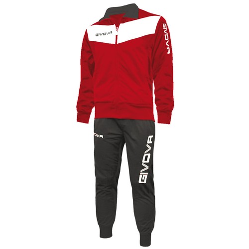 TUTA SPORTIVA GIVOVA VISA ALLENAMENTO RUNNING ZIP UOMO DONNA UNISEX PALESTRA - Imagen 12 de 37