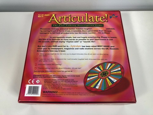 Articulate The Fast Talking Description Board Game VGC & Mini Game - NEW - Picture 5 of 12