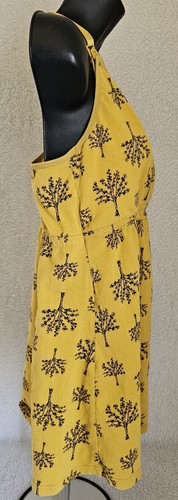 Suiek Womens Shirt Top Blouse Size XL X Large Yellow Brown Tree - Picture 20 of 24