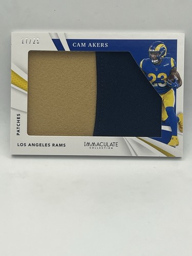 Cam Akers /25 Immaculate 2 Color Patch # IL-CA
