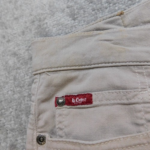 STAINS Lee Cooper pantaloni kaki uomo 34x34 effettivi 34x28 flex conici vita media - Foto 8 di 14