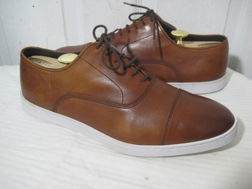 Tenis Oxford Allen Edmonds Park Avenue de cuero nogal para hombre talla 10,5 3E - Imagen 6 de 22