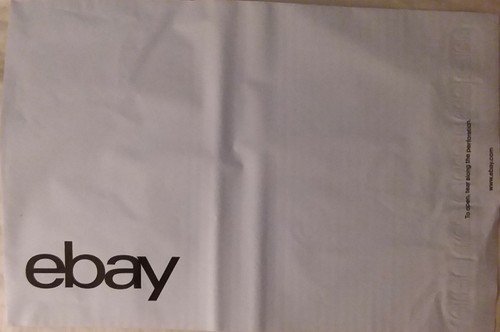 10 schwarze POLYMAILER-UMSCHLÄGE der Marke eBay 9 x 11,50 Versandtaschen AUFKLEBER Polyjacke - Bild 2 von 2