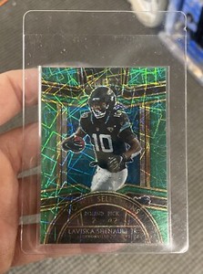 2020 Select Laviska Shenault Jr Rookie Selections Green Lazer Prizm /5 SSP