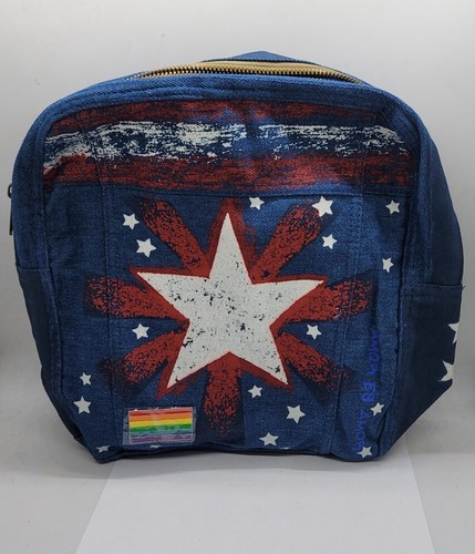 Disney Parks Marvel Doctor Strange America Chavez Denim Pride Backpack New Ship - Picture 5 of 13