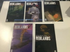 Redlands. Issues 8 - 12. First Print. NM. Unread. Bagged and Boarded.