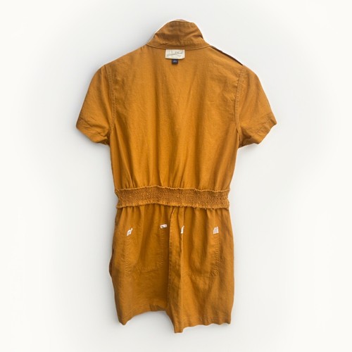 Universal Thread Rust Yellow romper Women’s Small relaxed fit 2”inseam Pockets - Picture 4 of 9