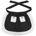  Taillenschürze Kochschürzen Für Frauen Vintage Halbschürze Mit Taschen