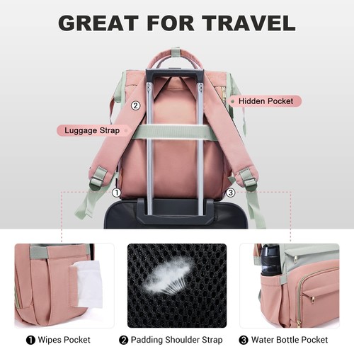 Laptop Backpack Purse for Women, Fashion Work Travel Bags, Business Computer ... - Picture 4 of 9