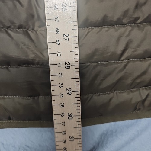 Eddie Bauer EB650 Down Puffer Jacket Men XL Brown Full Zip Lightweight Gorpcore - Picture 7 of 9