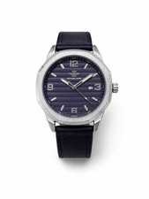 MichaelJohn Herrenuhr Quarz blaues Zifferblat...