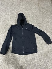 Boys Under Armor Jacket, Black, Medium