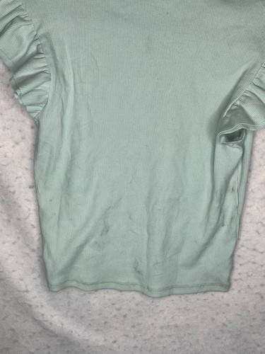 Altar’d State Top Damen Large grün tailliert Flatterärmel Shirt NEU $ 42 - Bild 9 von 11