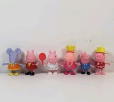 Peppa Pig Figure Lot of 6 Action Figures S8 