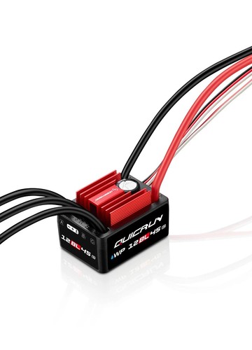 Hobbywing QuicRun WP 12BL45 G2 Brushless Waterproof ESC 1/12 1/14 RC Car Trucks - Picture 3 of 5