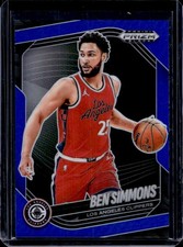 2024-25 Prizm Black Ben Simmons Blue Prizms #34/199 Clippers