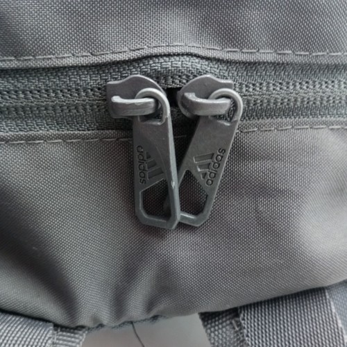 Adidas Grey Pink Rucksack Backpack Pockets Top Handle Lightweight 45x29x15 cm - Picture 16 of 24