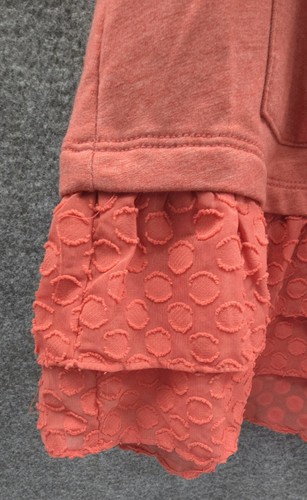 Top túnica Logo Lounge by Lori Goldstein para mujer 2XL manga corta bolsillos naranja - Imagen 11 de 17