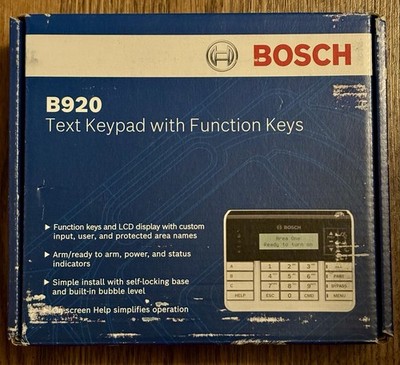 Bosch B920 Alpha Numeric Keypad LCD Display 2 Line, 19 Keys, SD12