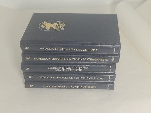 Agatha Christie Mystery Collection Leatherette Hardcover Bantam Books Lot of 5 - Bild 2 von 7