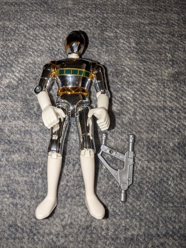 1998 Bandai Power Rangers In Space Deluxe Silver Galactic Rover & Black Glider! - Picture 6 of 18