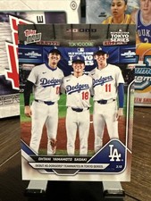 MLB Topps Now #7 Ohtani Yamamoto Sasaki Debut as LA Dodgers Tokyo