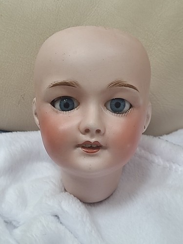 Antique SFBJ Jumeau FRENCH PARIS Bisque Doll Head Sleep Eyes Earrings Teeth 301 - Picture 13 of 15