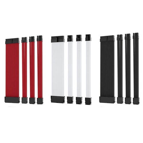 Sleek Look 30cm GPU Power Supply Extension Cable with Dual Color Combs - Bild 5 von 15