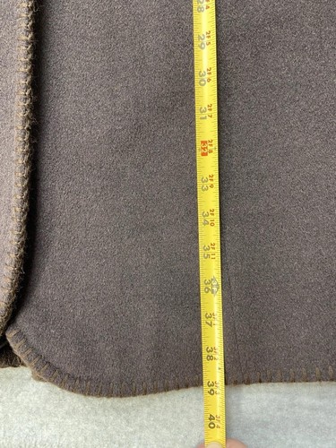 Cinzia Rocca Coat Womens 8 Brown Hooded Wool Angora Cashgora Toggle Italy Lined - Picture 12 of 17