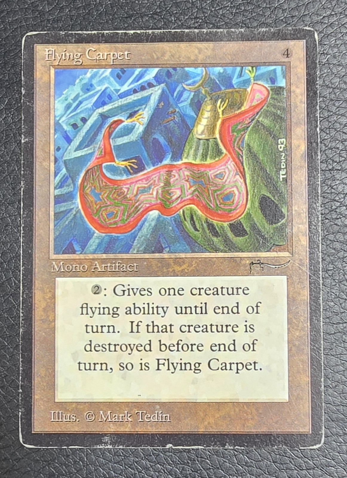 Flying Carpet Arabian Nights Regular HP MTG Magic Card