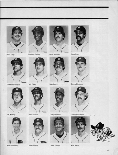 Enos Cabell Signed Used Game Ball Detroit Tigers w/1983 Program vs Twins - Picture 4 of 5