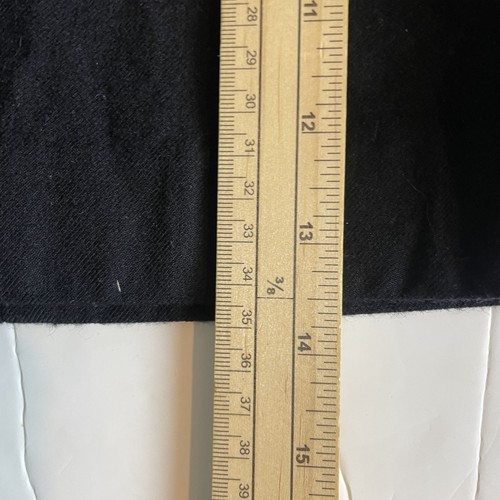 Fred Perry Womens Black Wool Blend Pleated Mini Skirt Size UK 10 - Picture 9 of 9