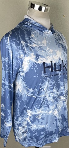 Neu mit Etikett! HUK Pursuit Hoodie Camouflage Mossy Oak Angeln Herren Größe Small - Bild 5 von 6