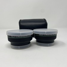 Vintage 2pc Telephoto  Wide Angle Lenses 45mm Sears VHS Movie Recorder Japan