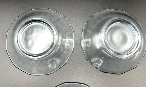 Fostoria Fairfax Blue Fruit Cereal Bowl 5.25" Small 3pc Vintage Glass - Picture 6 of 7