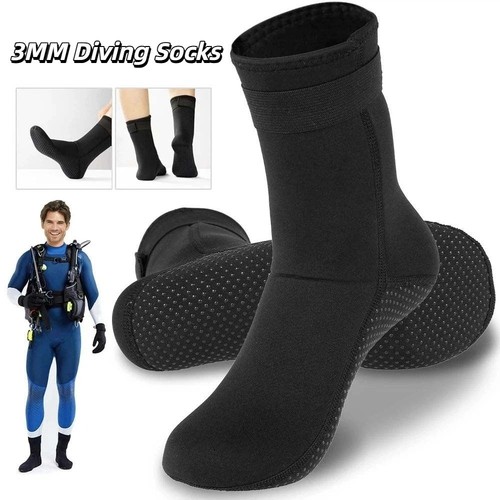 1 Paar Neopren Tauchsocken rutschfest Tauchen Surfstiefel Neoprenanzug Schuhe Erwachsene - Bild 3 von 22