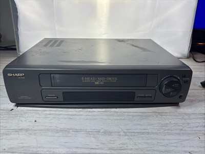 Sharp Vc-a542u Four 4head VCR VHS Video Cassette Recorder Sharp Vc-a542u Four 4head VCR VHS Video Cassette Recorder