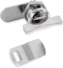 Camco Offset Cam Lock with Easy Turn Thumb Lock for RVs and Boats